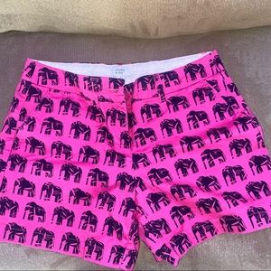 CROWN AND IVY PINK ELEPHANT SHORTS SIZE 6